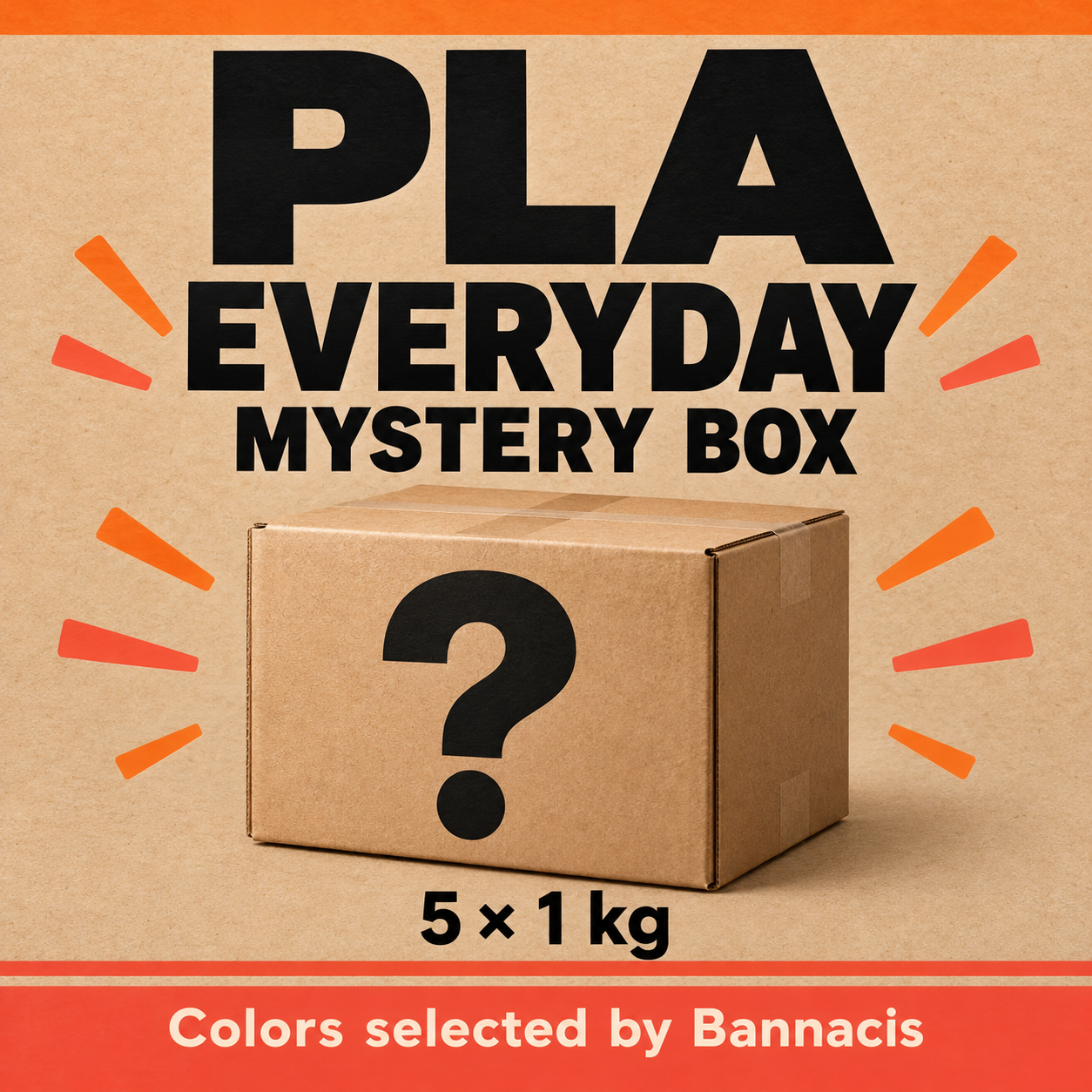 Bannacis PLA Everyday Mystery Box - 5 kg